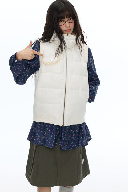 Reversible Cotton Padded Gilet
