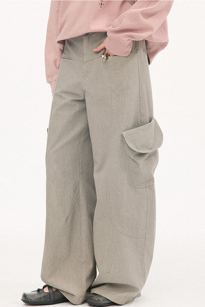 Vintage Washed Pocket Cargo Pants