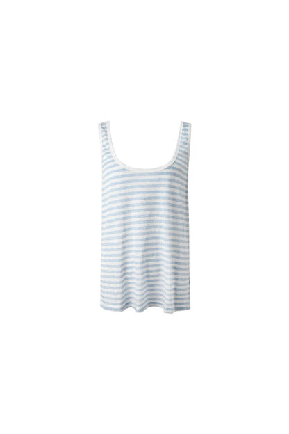 Nautical Striped Lyocell Tank Top