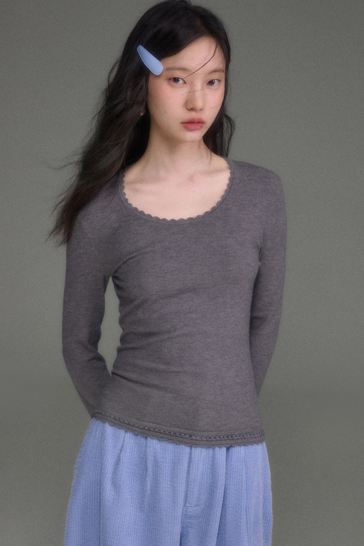 Hawthorn And Birds Jacquard Knit Cardigan And Top Set