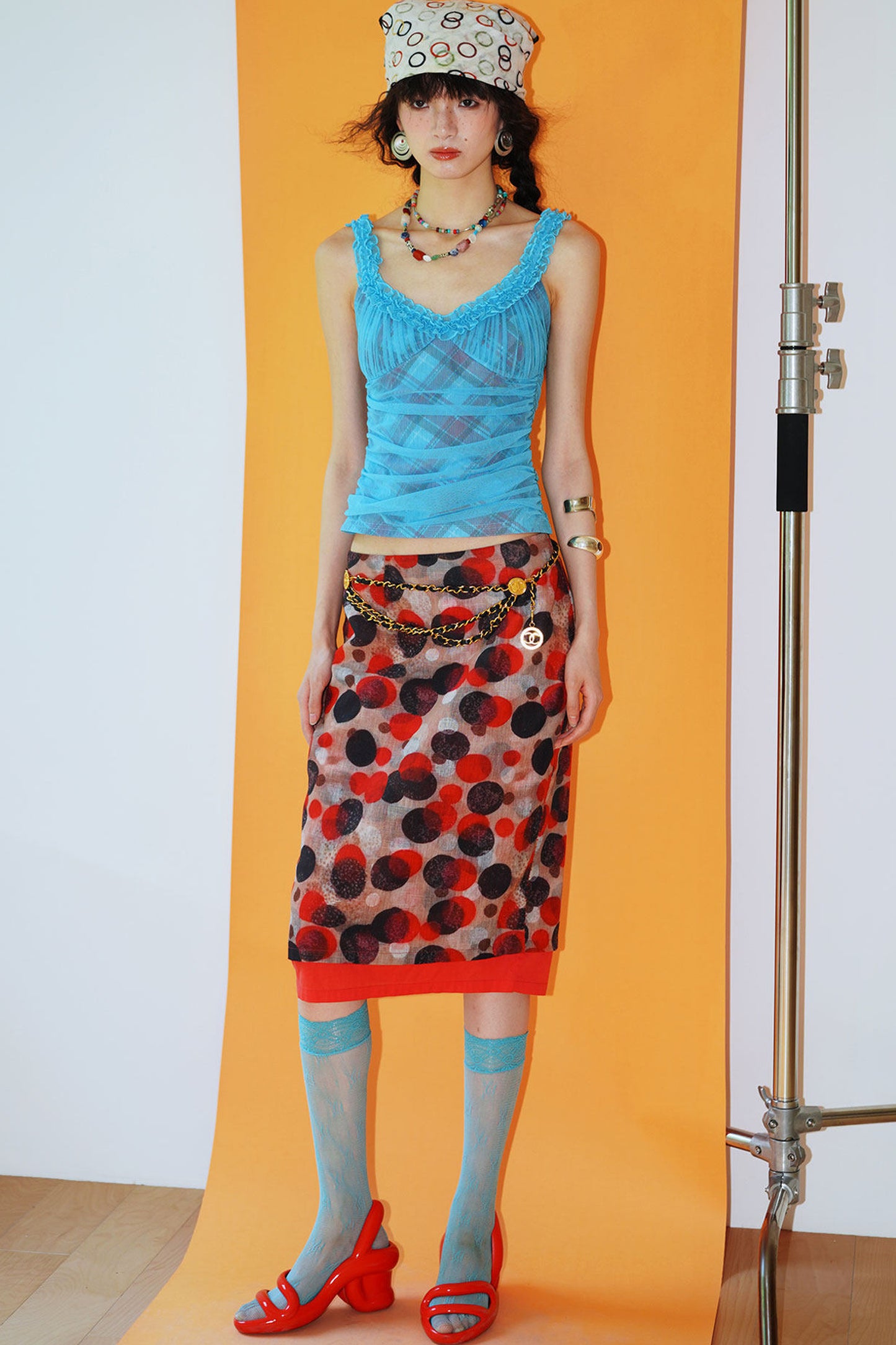 Faux Two-Piece Summer Skirt