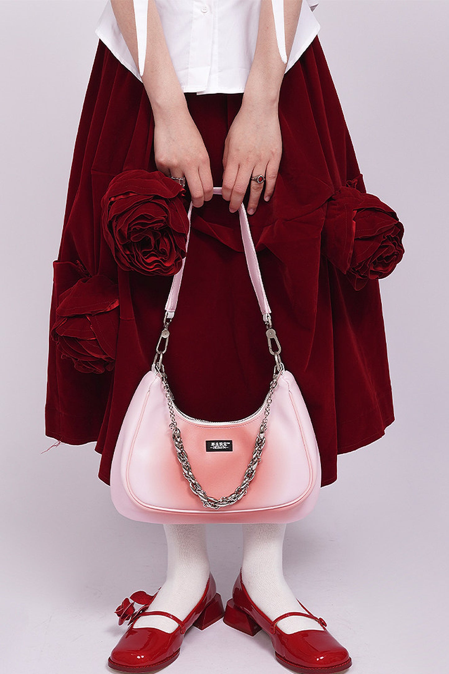 Macaron Graffiti Crossbody Bag