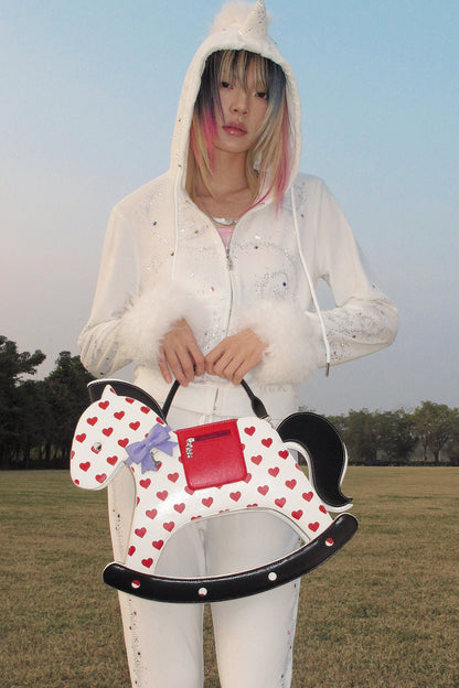 Rocking Horse Crossbody Handheld Bag
