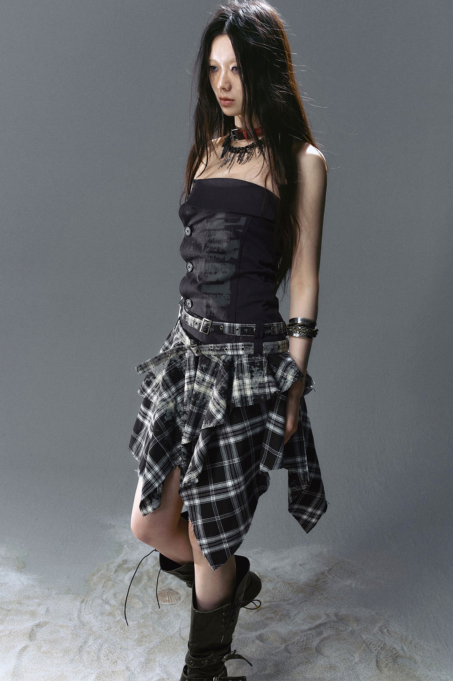 Sea Witch Patchwork Dress