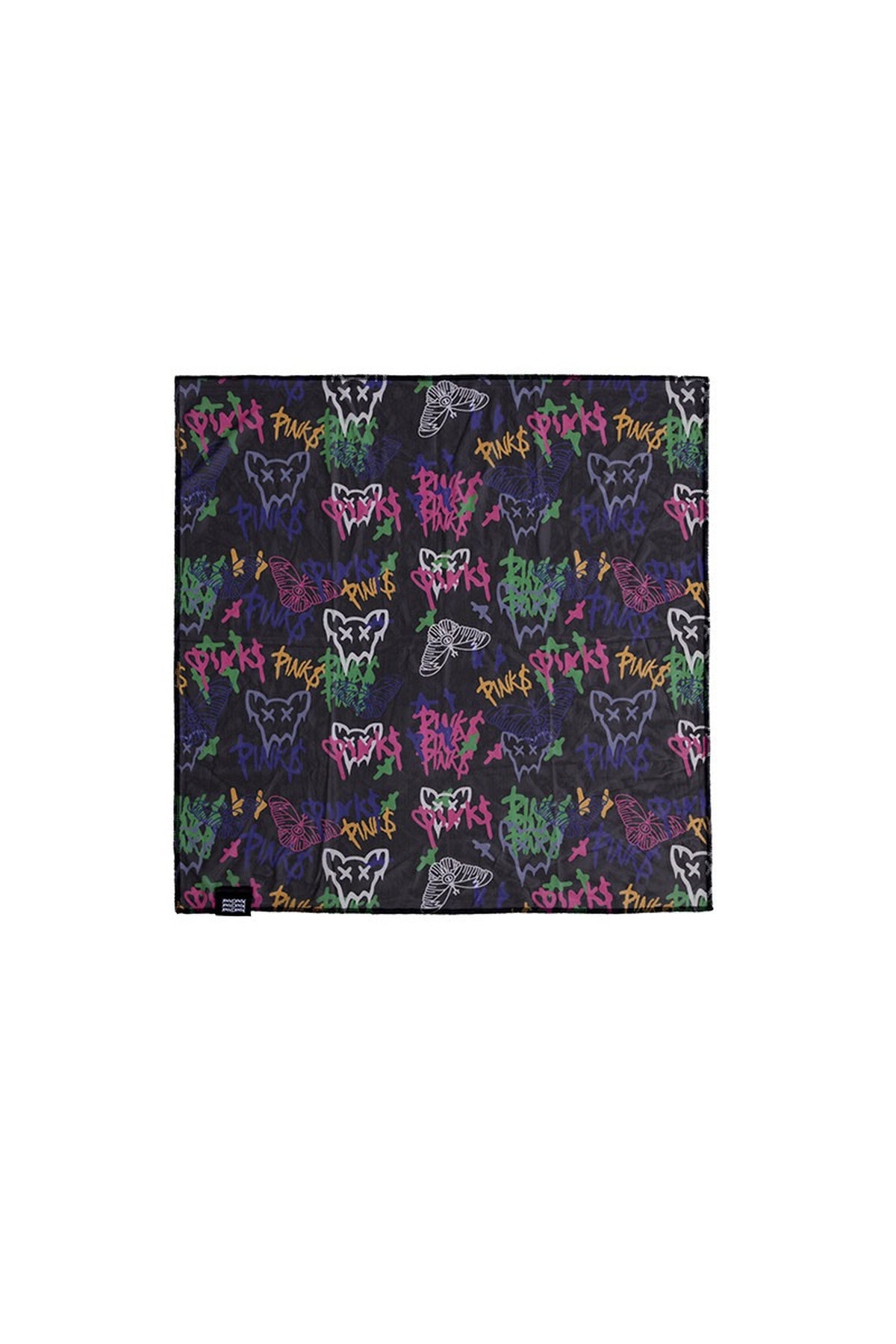 Graffiti Butterfly Cat Digital Mesh Headscarf