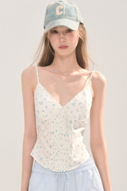 Floral V-Neck Camisole