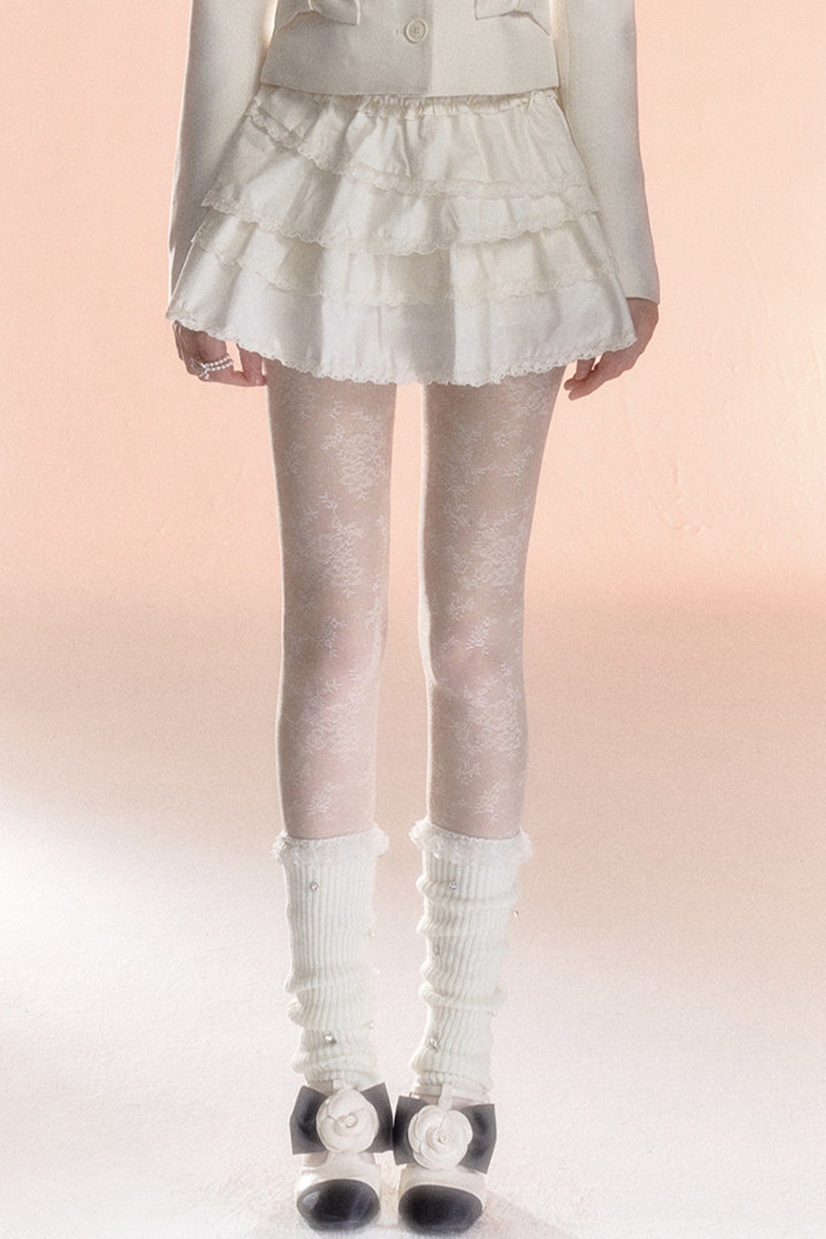 Multi-Layered Asymmetrical Lace Princess Skirt