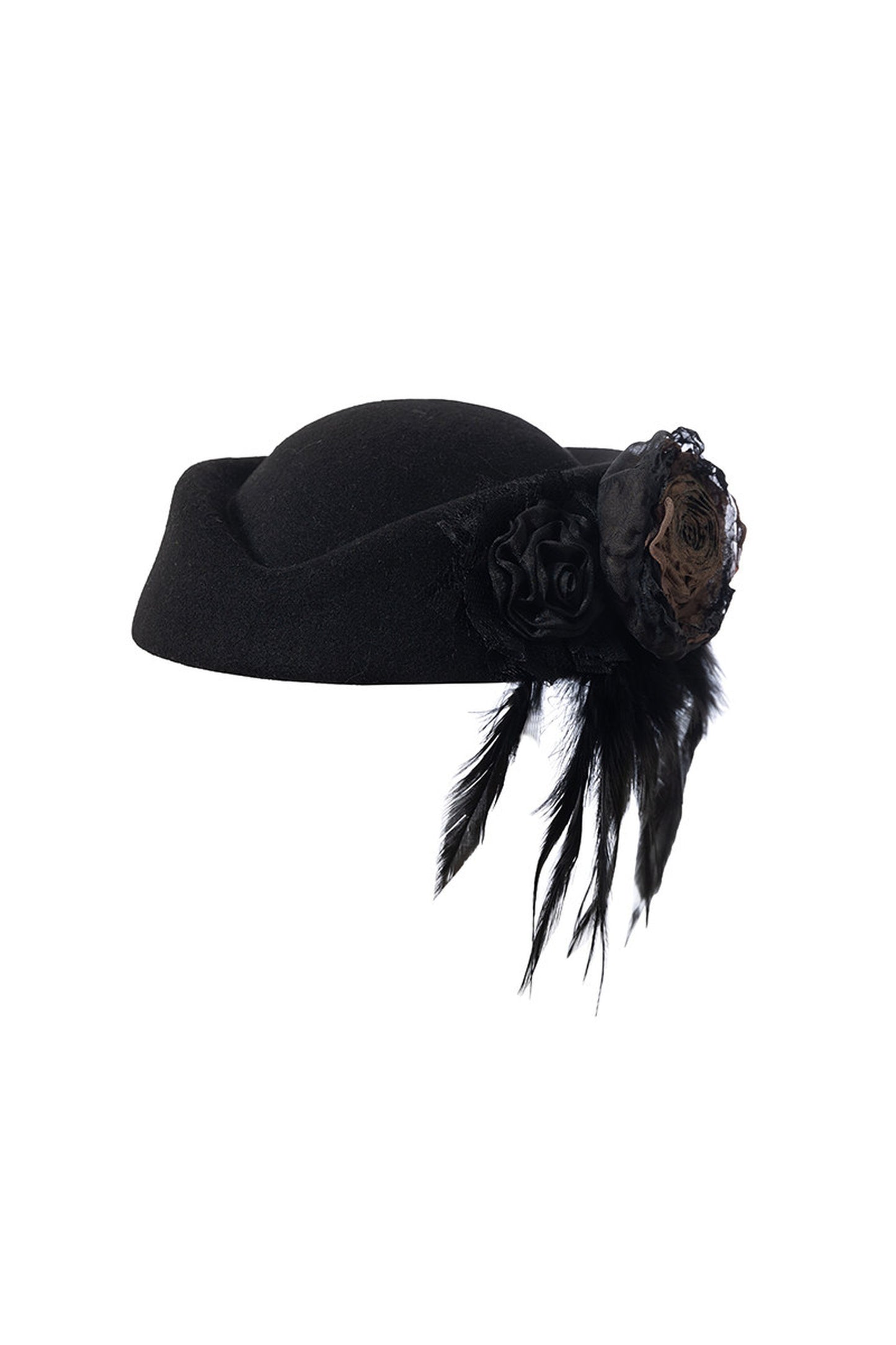 Baroque Lace Wool Beret