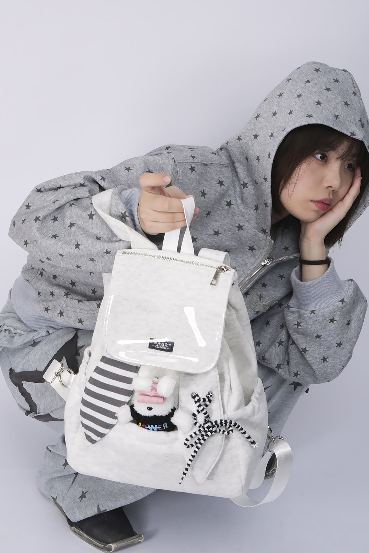 Wild Style Rabbit Ear Backpack