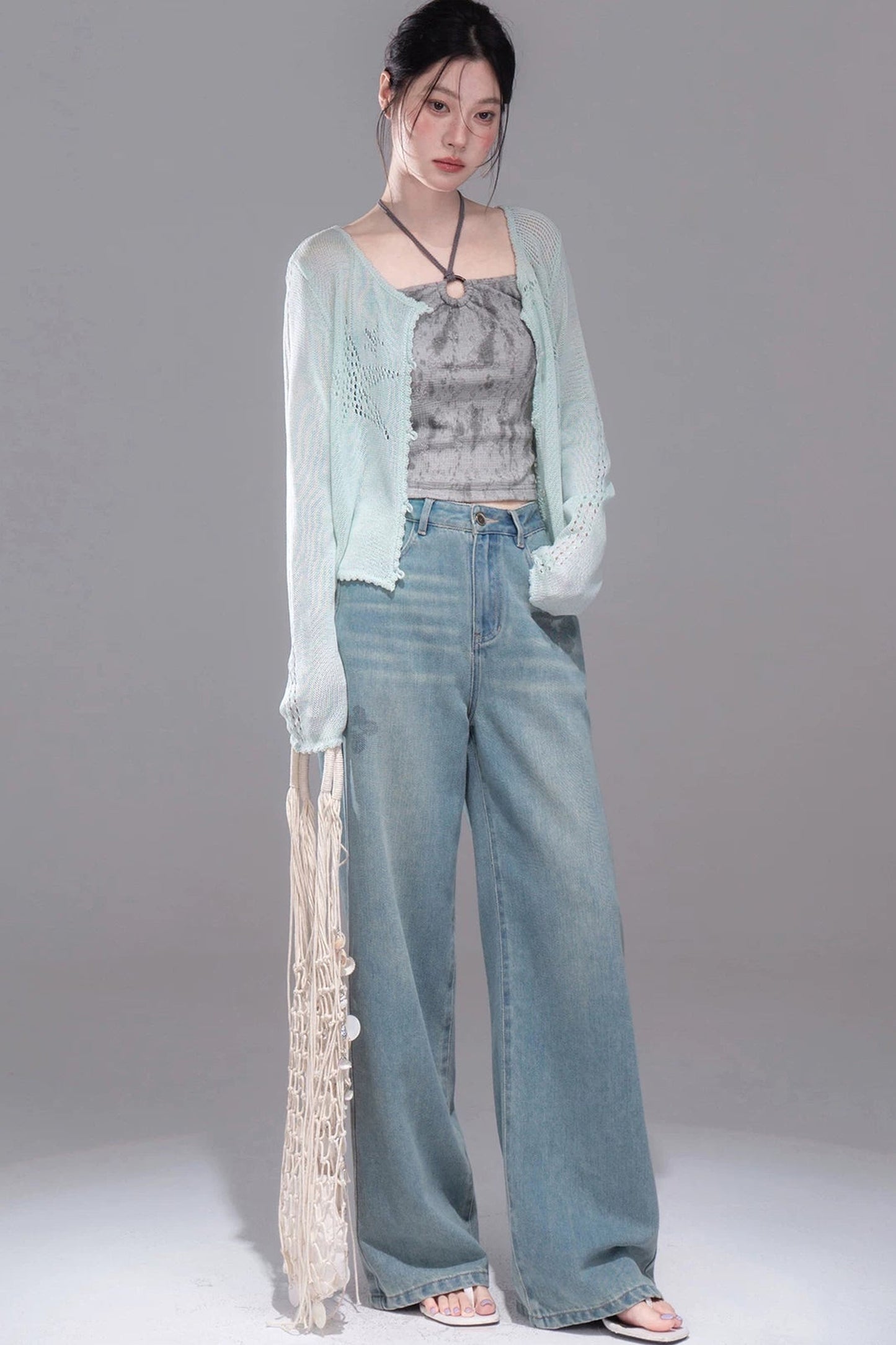 Ink Cloud Gray Camisole