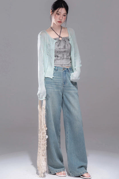 Ink Cloud Gray Camisole