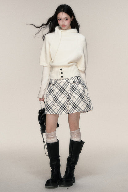 Style Sweater And Skirt Set-Up