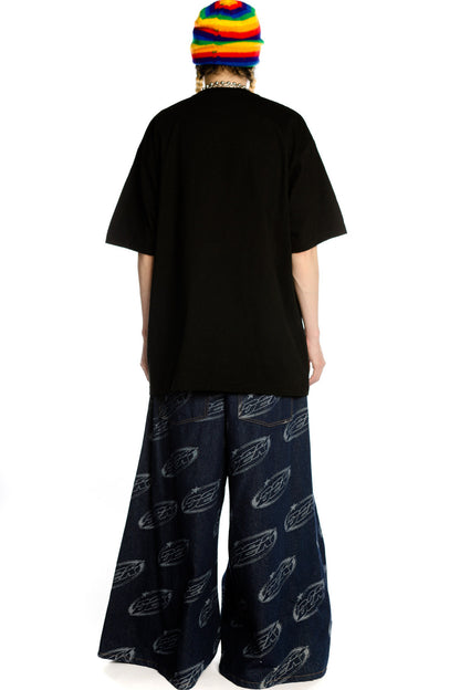Pure Love Warrior lockere Subkultur-Bluse