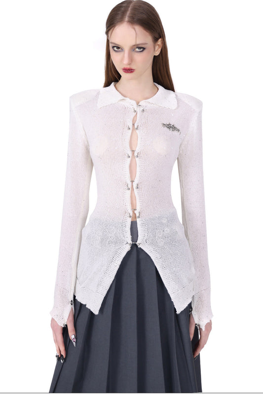 Lightweight Sequin Knit Top