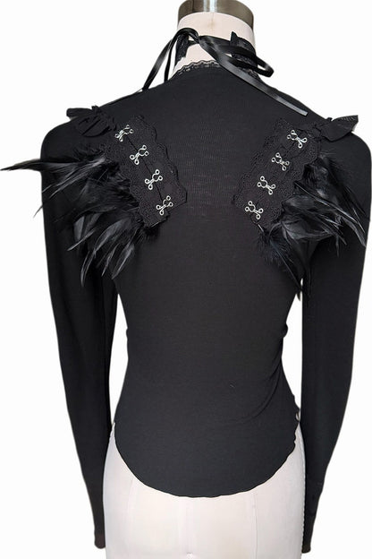 Winged Knit Top
