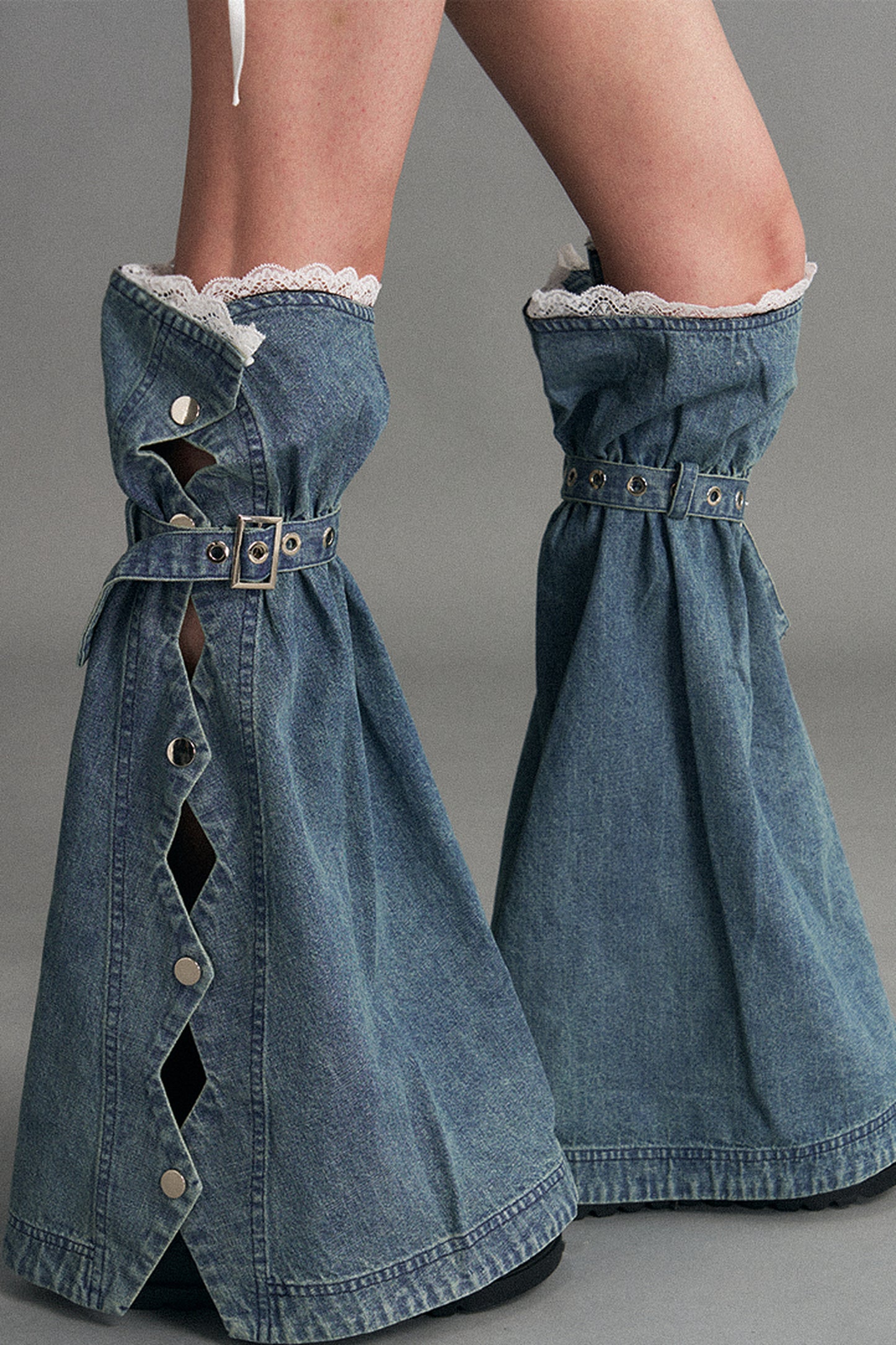 Y2K Denim Leg Warmers