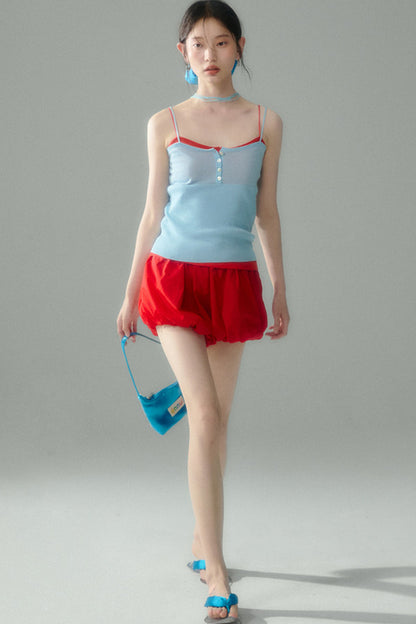 Drawstring Bloomers Shorts