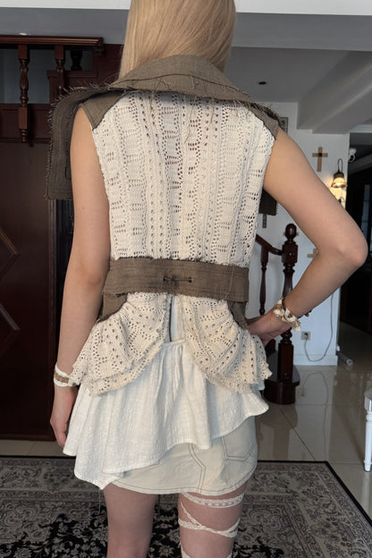 Medieval Forest Knitted Vest