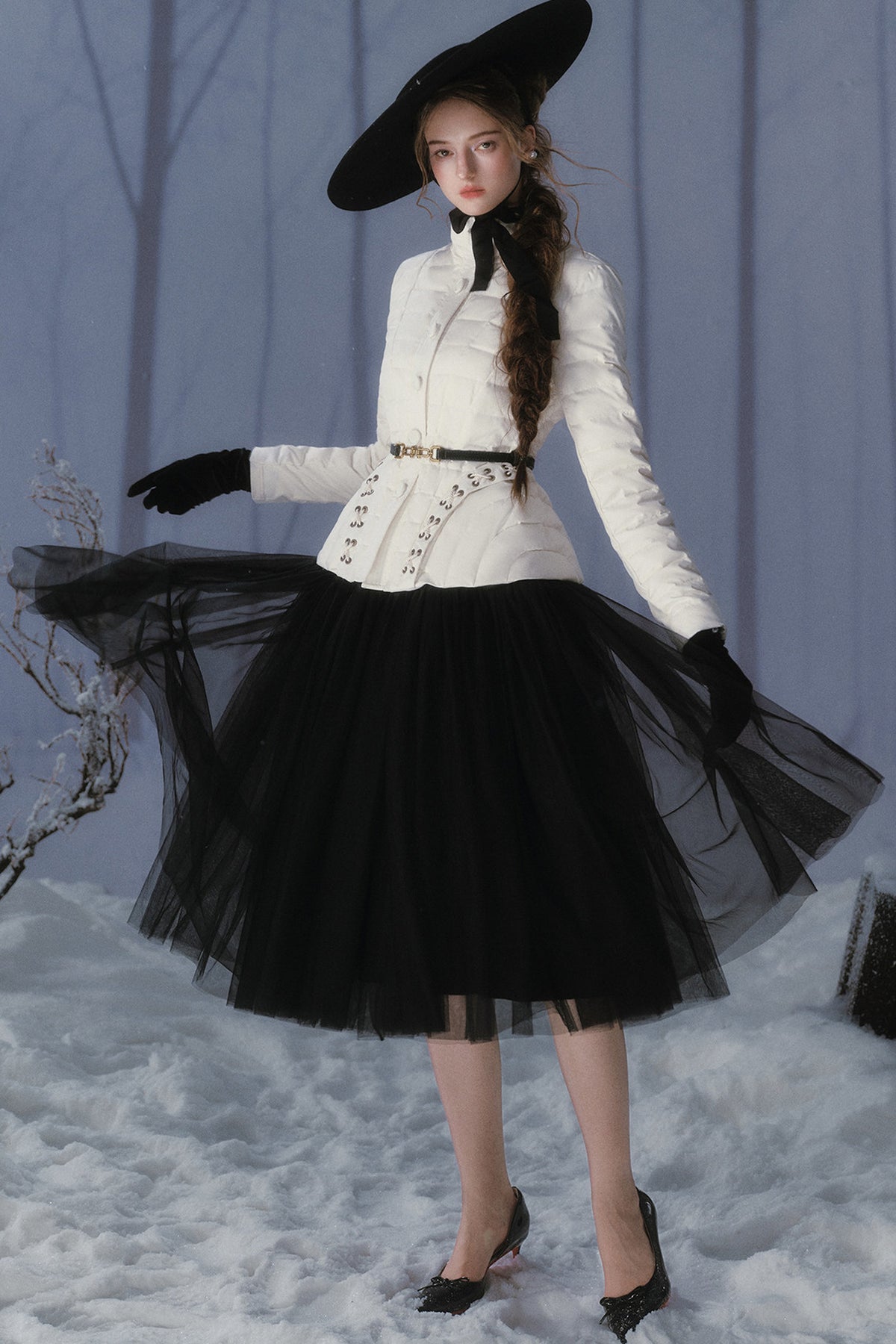 New Look Lightweight Down Jacket and Skirt Set-Up