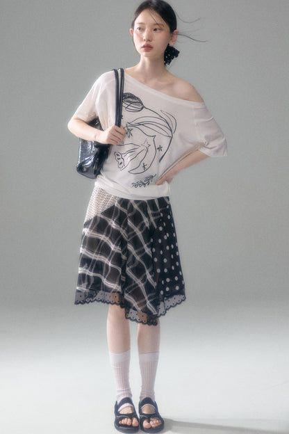 Summer Sequin Two-Way Wear Skirt