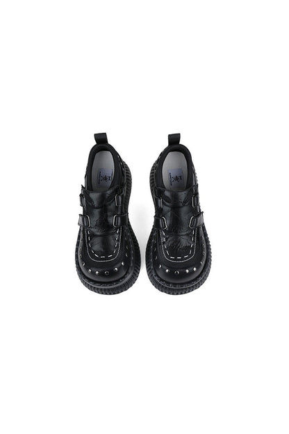Punk Studded Platform Shoes