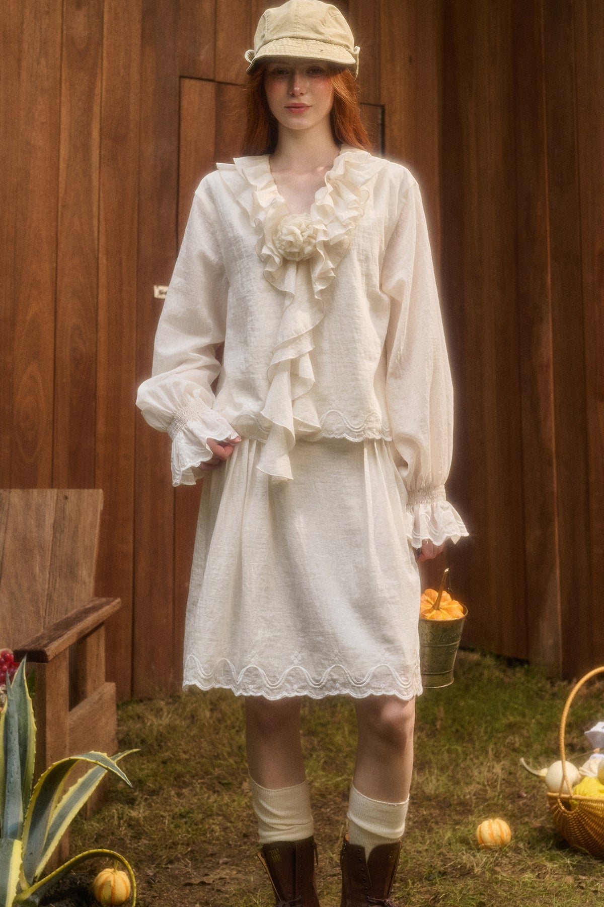 Tencel Cotton Lace Embroidery Set-Up