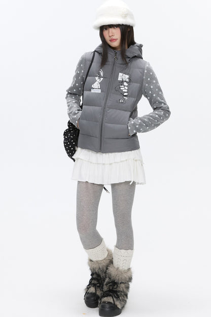 Bear Ears White Duck Down Jacket