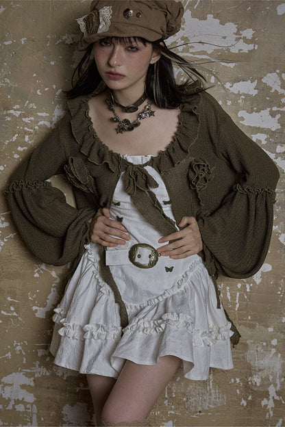 Retro Punk Distressed Necklace