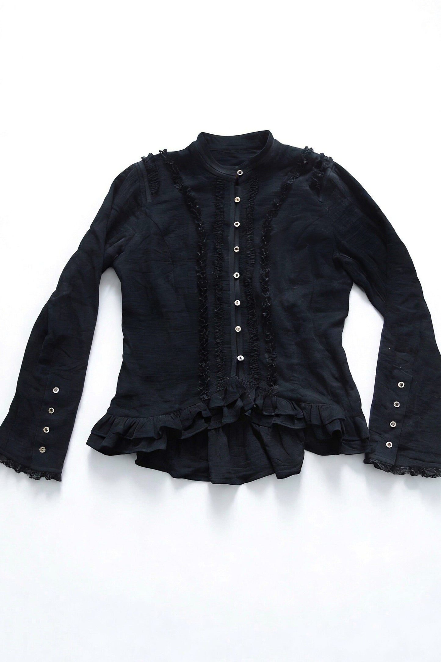 Completo top e pantaloni in cotone ultrasottile stile medievale