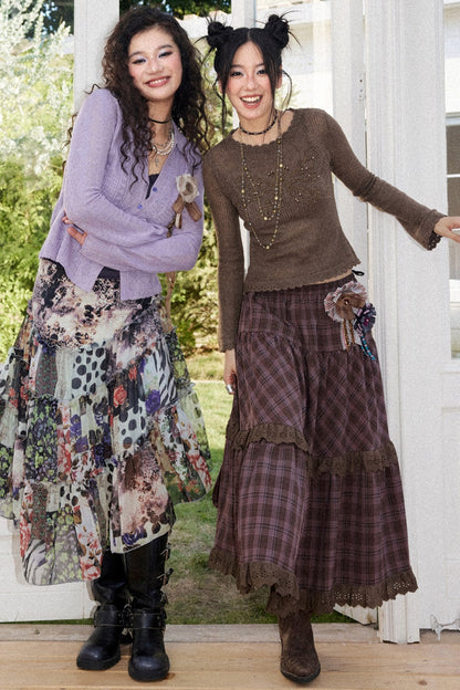 Butterfly Crochet Knit Top