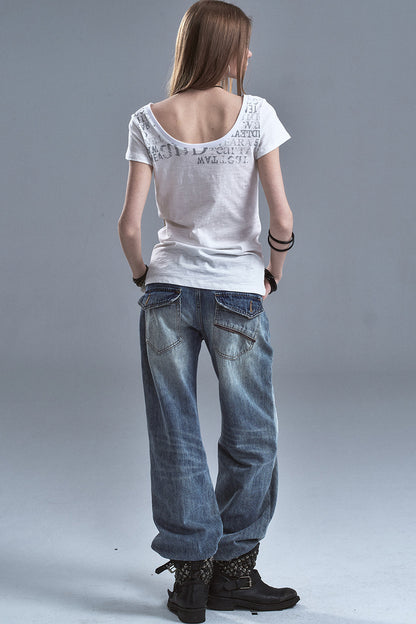 Reversible Sheer Cotton T-Shirt