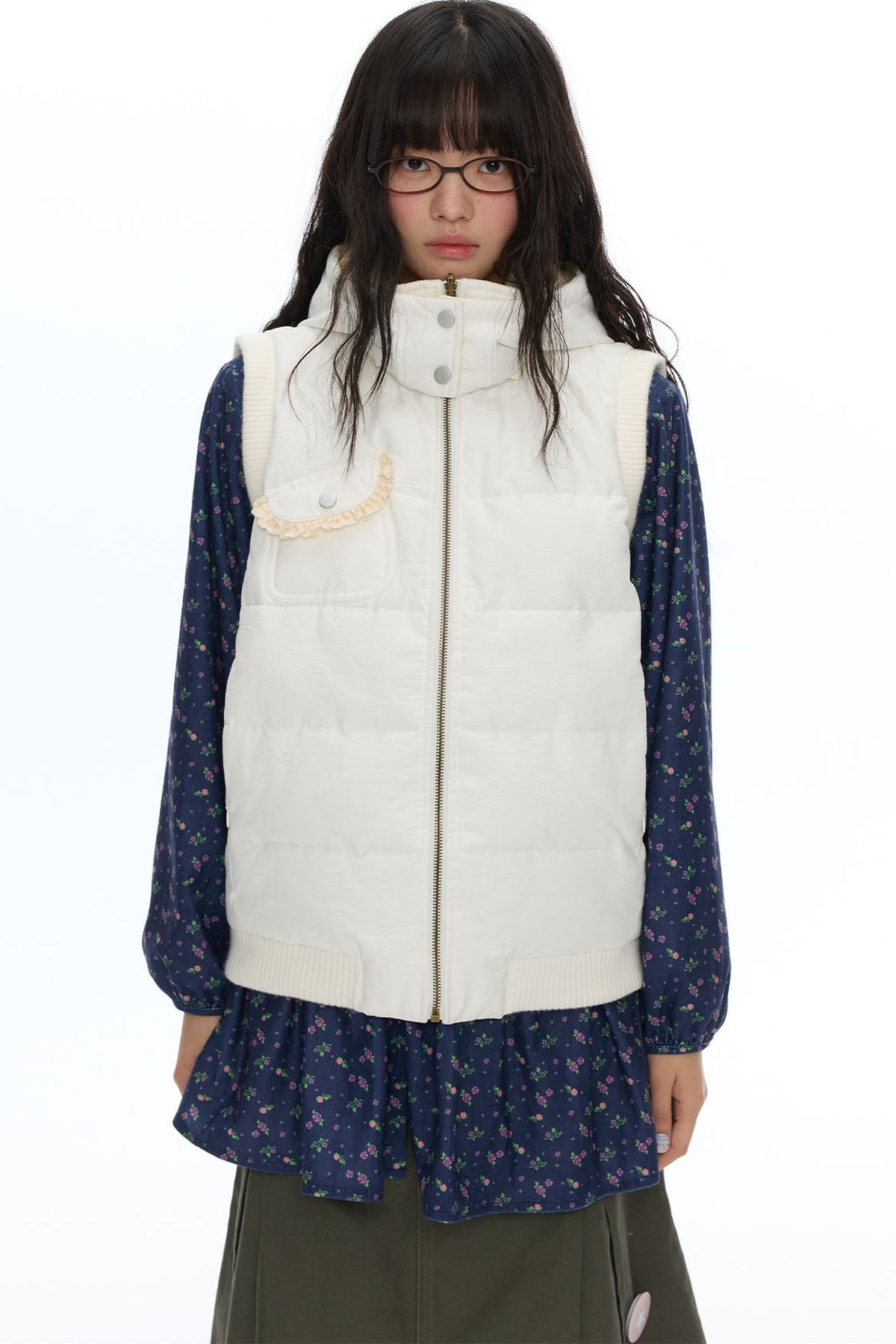 Reversible Cotton Padded Gilet