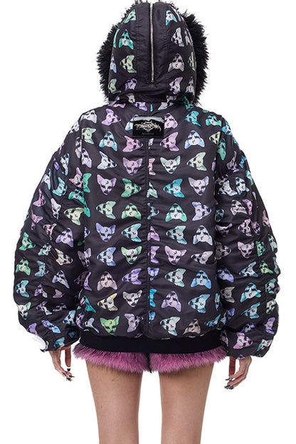 Cat Fur Collar Cotton Jacket