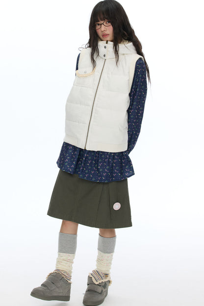 Reversible Cotton Padded Gilet