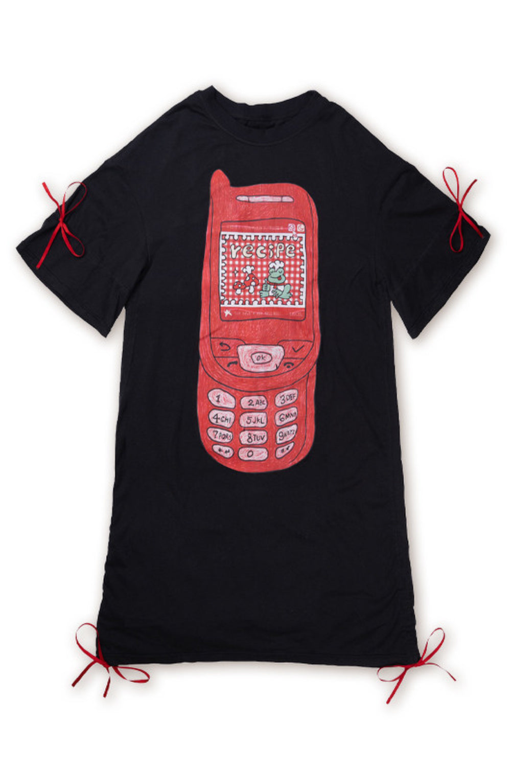 Large Mobile Phone T-Shirt Dress