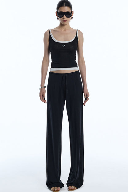 Loose Straight Casual Floor-Length Pants