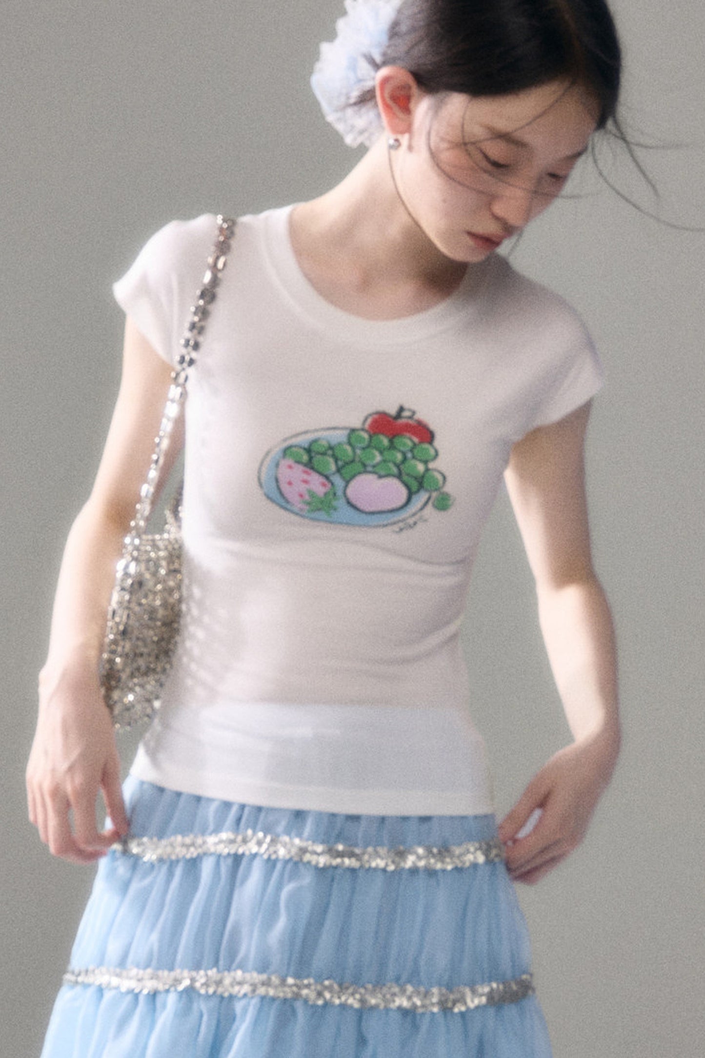 Fruit Platter Tencel Blend Short Sleeve T-Shirt