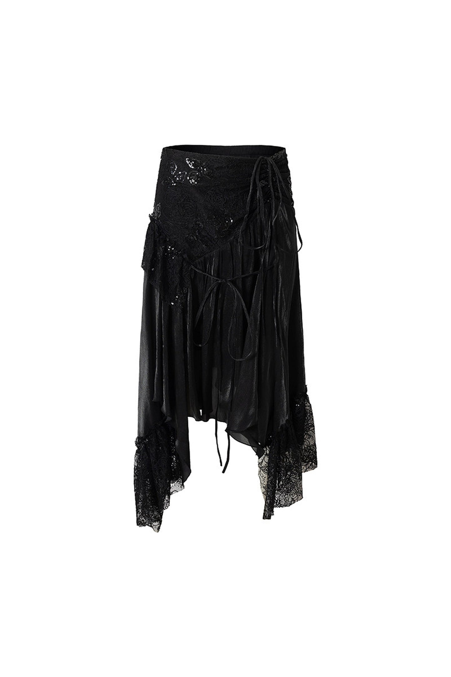 Romantic Lace Chiffon Skirt