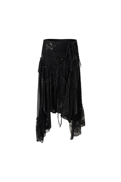 Romantic Lace Chiffon Skirt