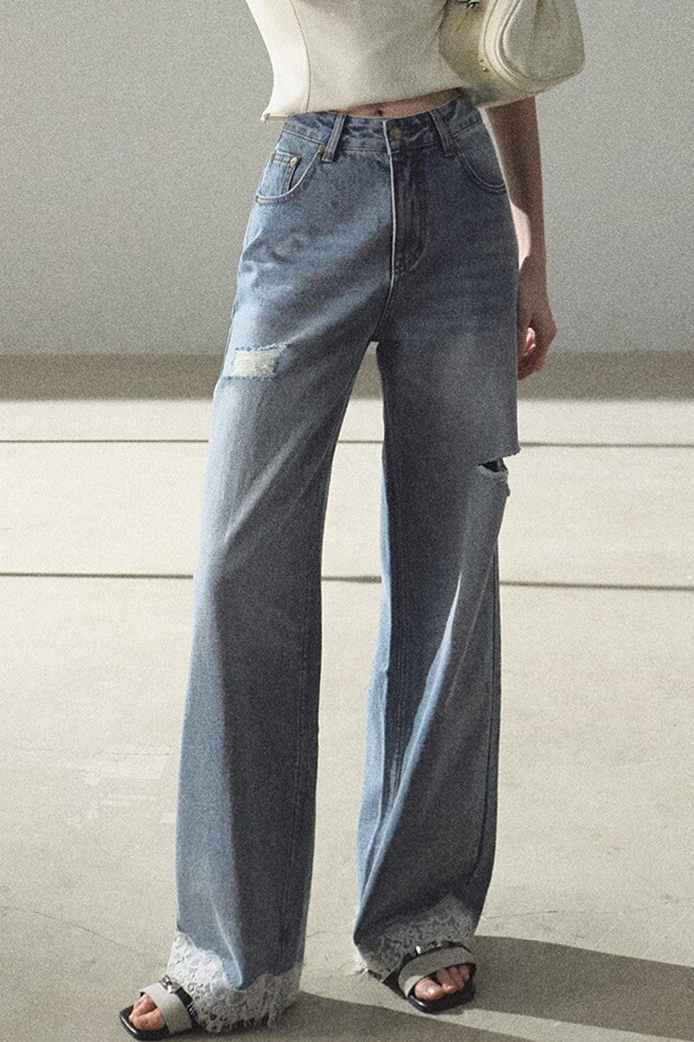 Bohemian Ripped Jeans