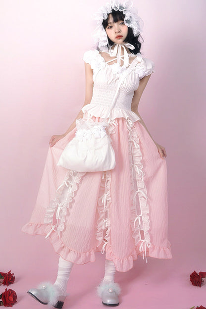 Heavenly Bow Lace Skirt