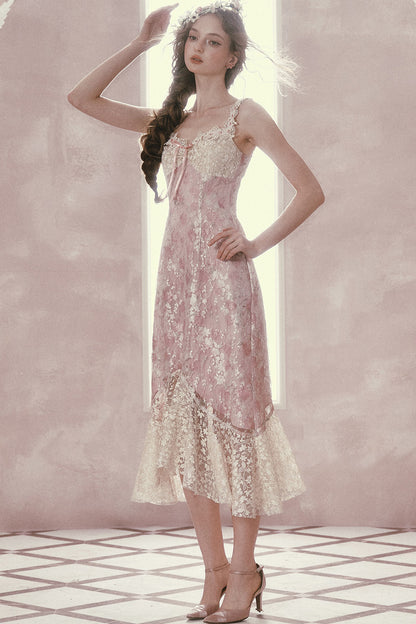 Floral French Romantic Dress and Skirt Set-Up