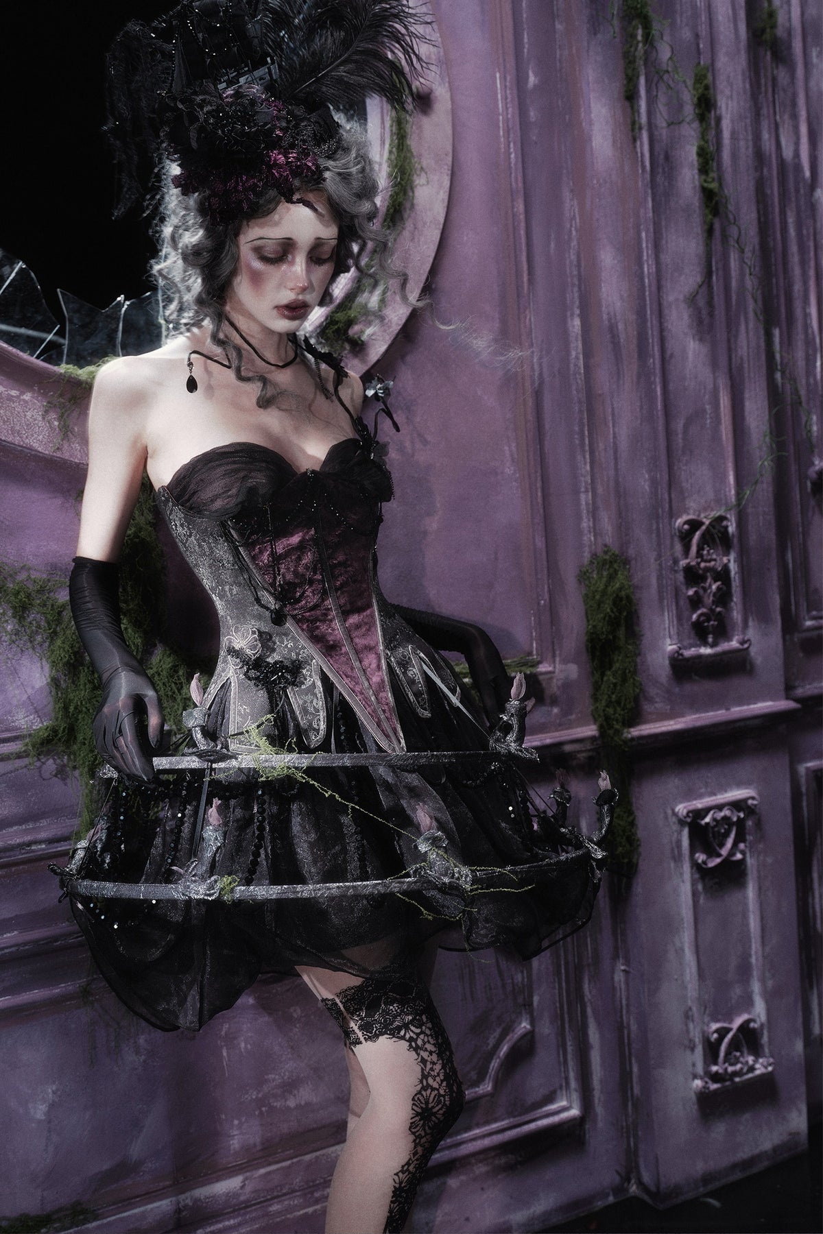 Butterfly Ghost Fishbone Corset