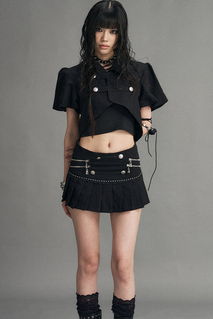Palace Punk Pleated Skirt