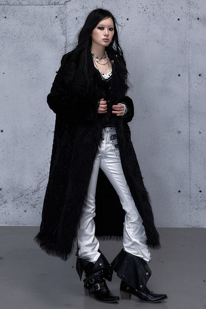 Reversible Cheetah Print Faux Fur Coat