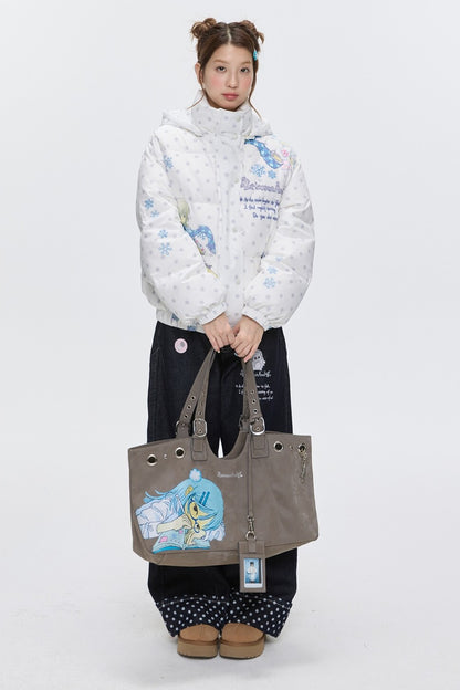 Vintage Comic Girl Tote Bag