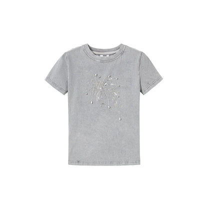 Heavy-Duty Beaded Fireworks Pony T-Shirt