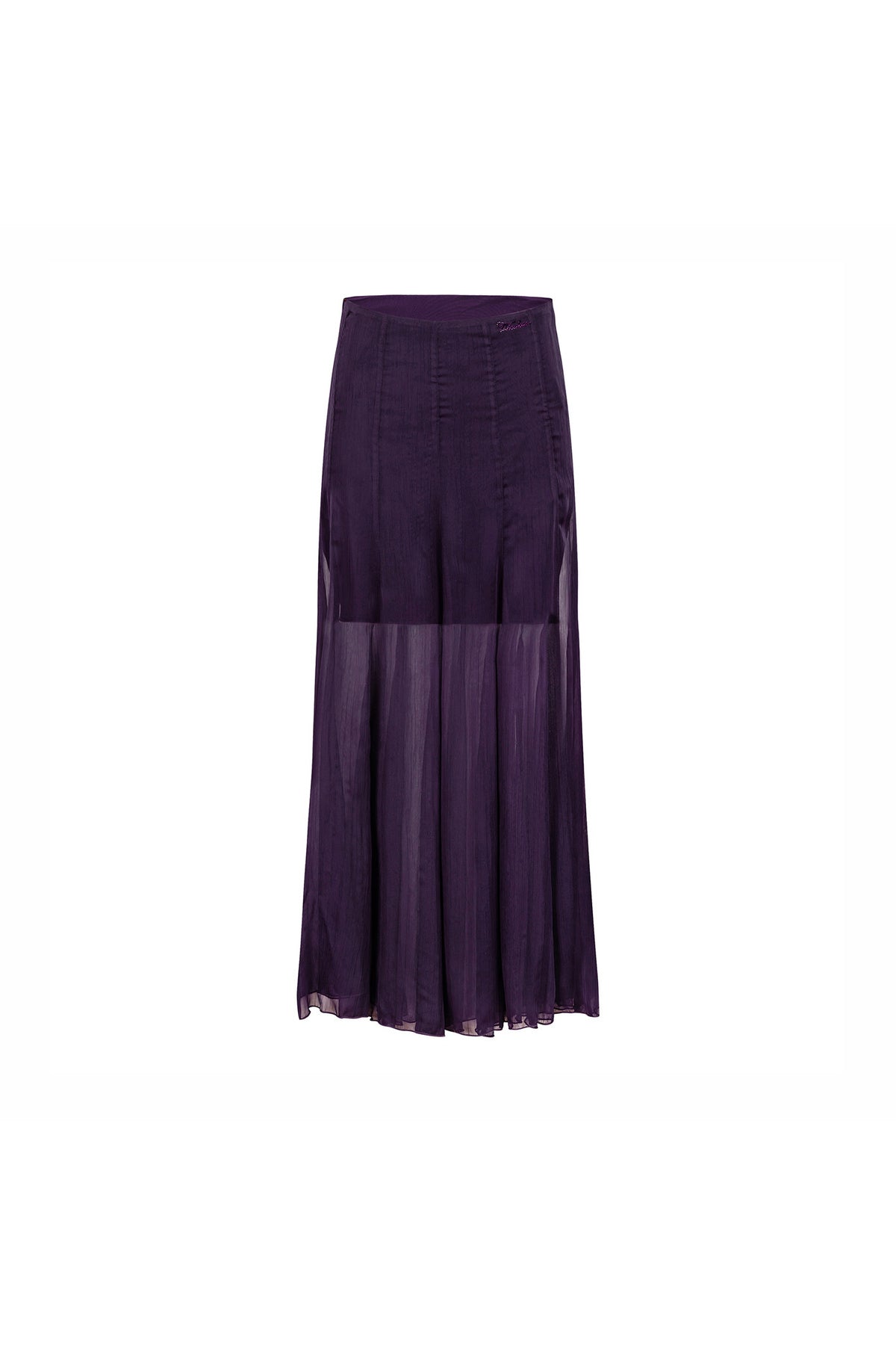 Eleganter langer Mesh-Rock