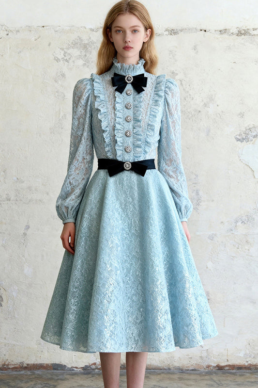 Lace Dream Ruffled Dress