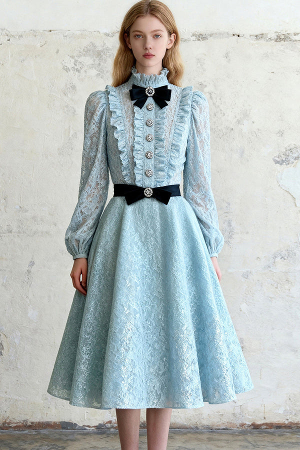 Lace Dream Ruffled Dress